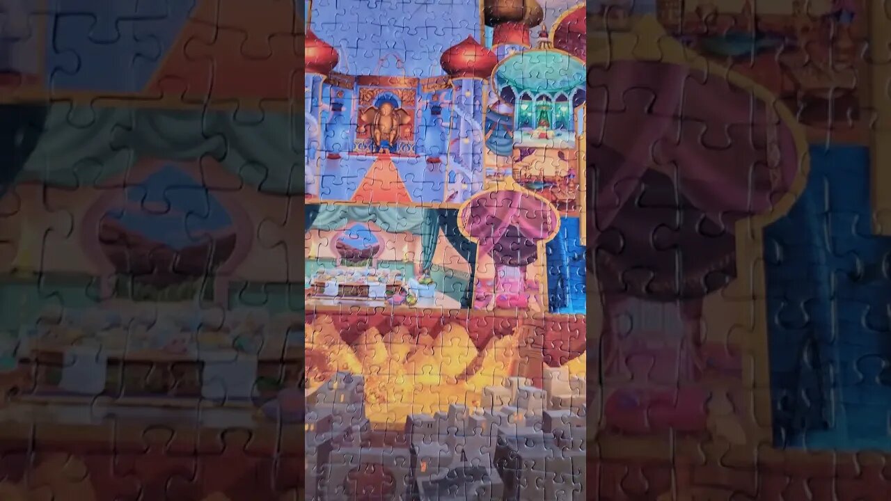 One more for Jasmine! #aladdin #puzzle #lastpiece #disney #shorts #jasmine