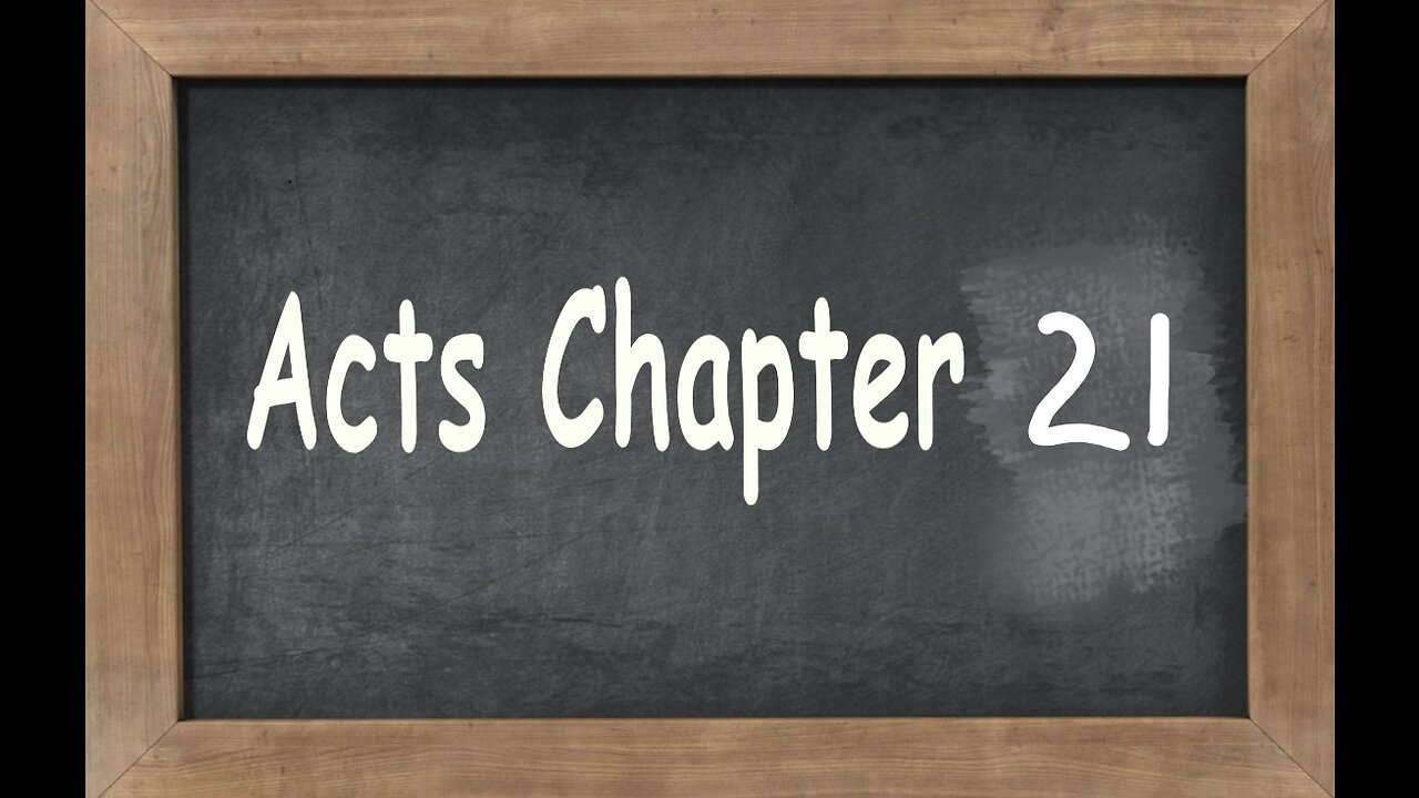 Acts Chapter 21 - Merging two cultures