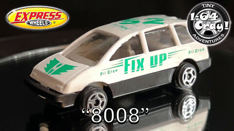 “8008” Pit Crew in White- Model by Express Wheels