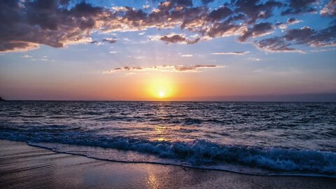 Relaxing Beach Wave Sounds - Ocean Sounds for Deep Sleep - Ocean Ambiente | 1 Hour