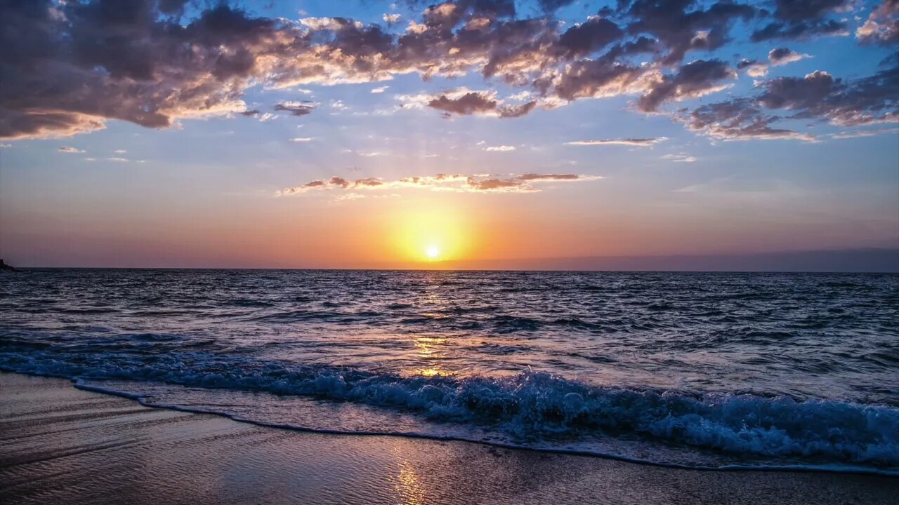 Relaxing Beach Wave Sounds - Ocean Sounds for Deep Sleep - Ocean Ambiente | 1 Hour