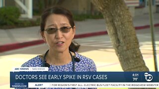 Doctors see early spike in RSV cases