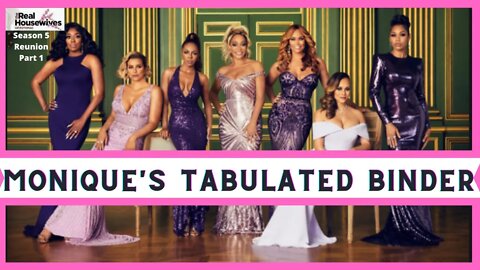 The Real Housewives of Potomac | Season 5 (S5 Ep20) The Reunion Part 1 Monique’s Tabulated Binder