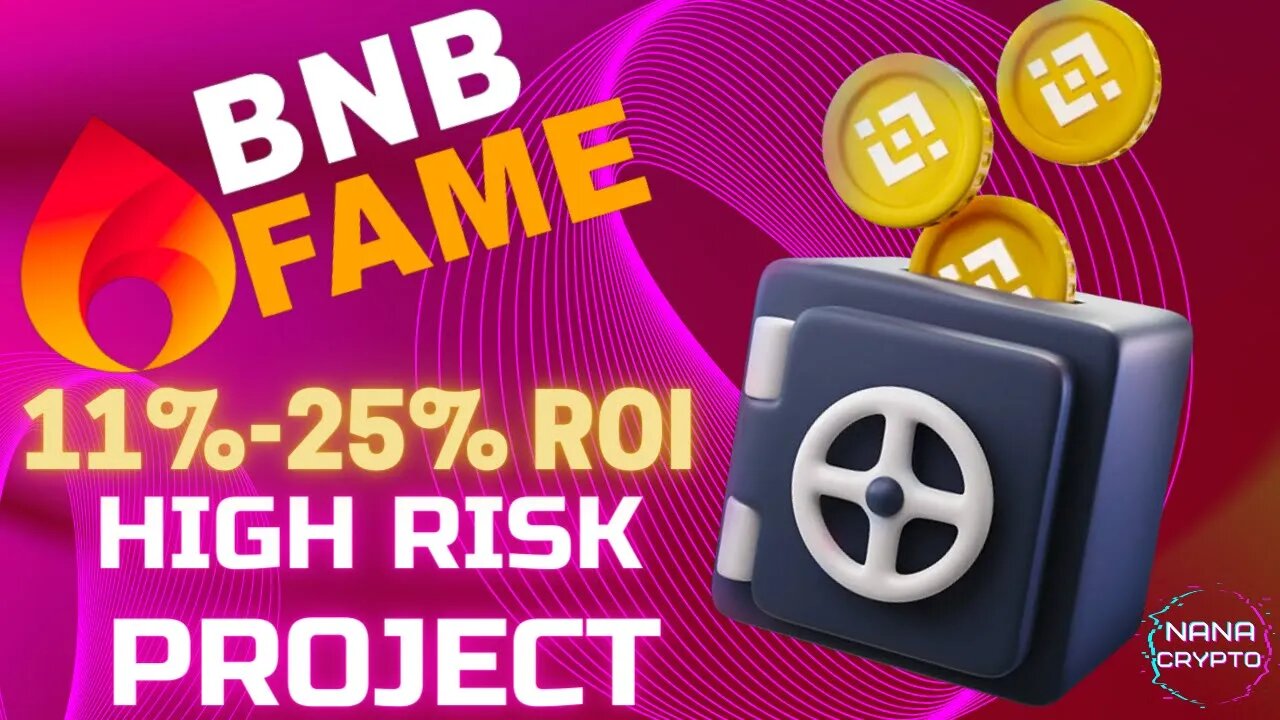 BNB Fame Profitable Yield Farming Dapp | HIGH RISK | Earn 11%-25% BNB Daily