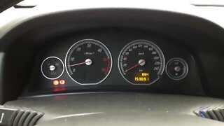 Opel Vectra GTS 2.2 DTI Cold Start -22°C