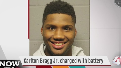 KU basketball player charged with battery