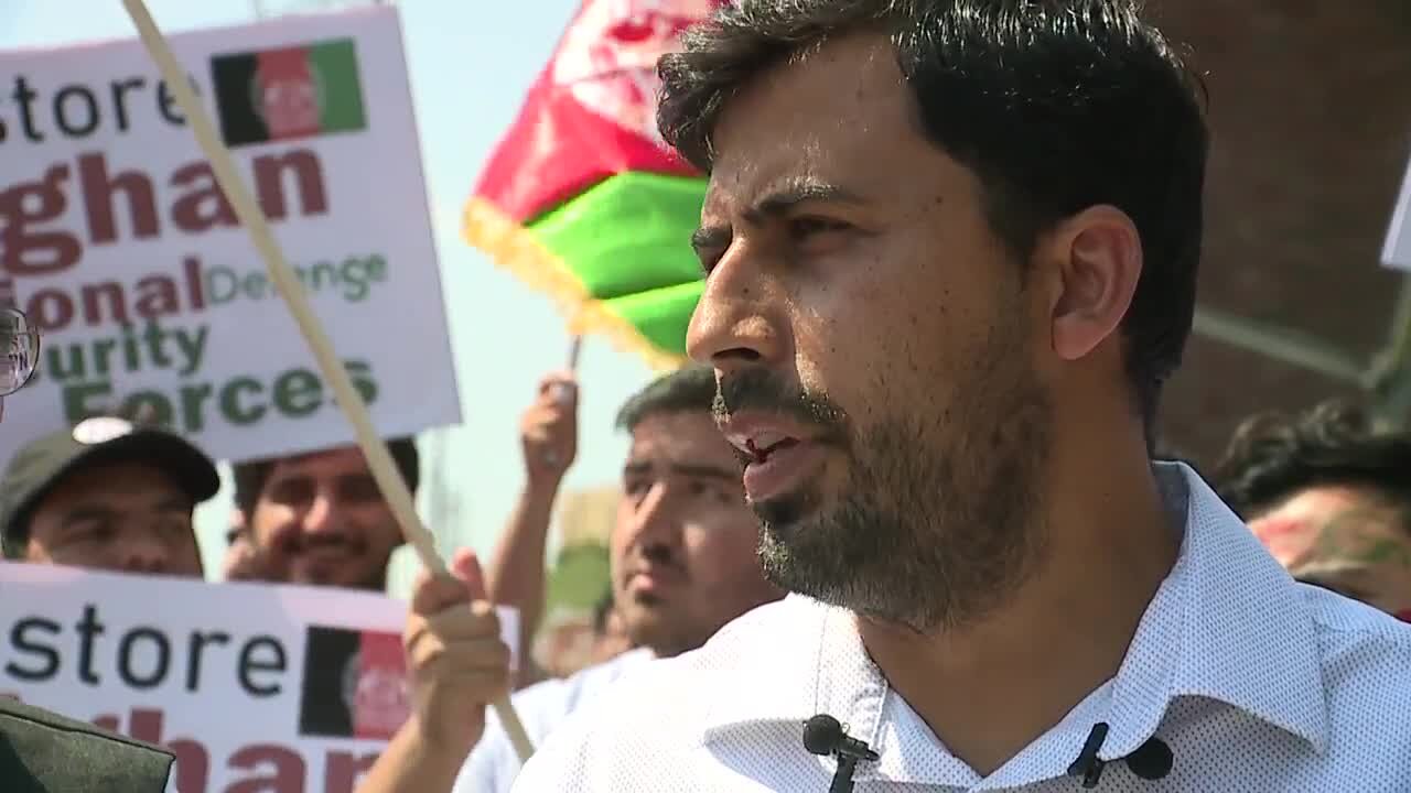 Cleveland residents hold rally supporting Afghan community