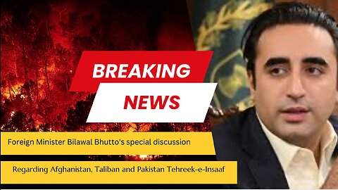 Foreign Minister Bilawal Bhutto's special discussion