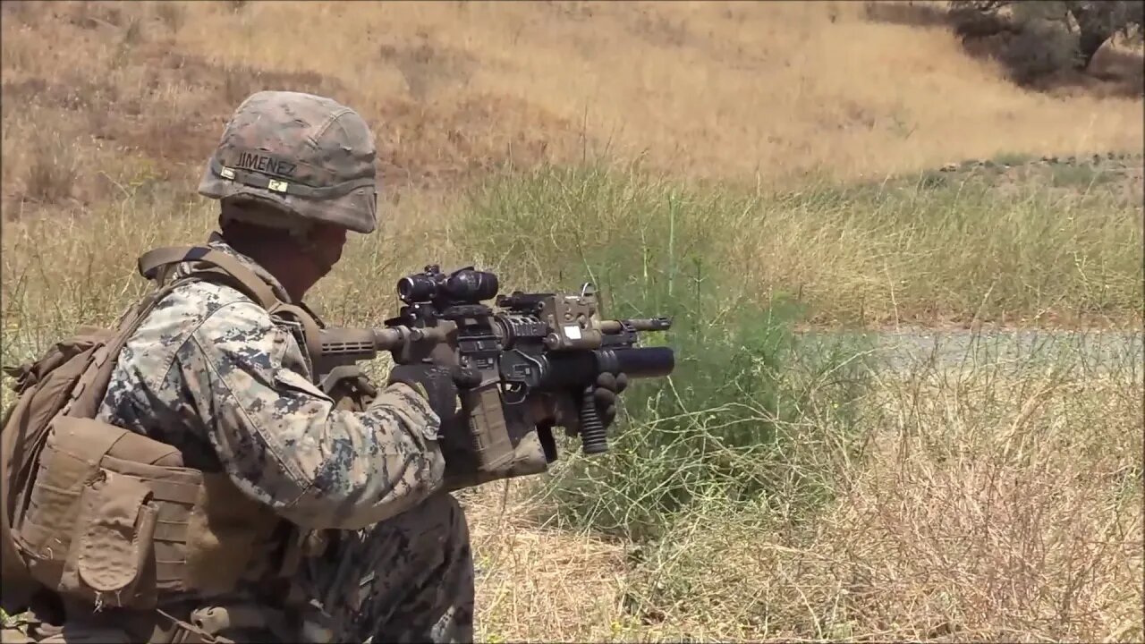 U.S. Marines Participate in a Selection Range for 1st MARDIV Super Squad 21