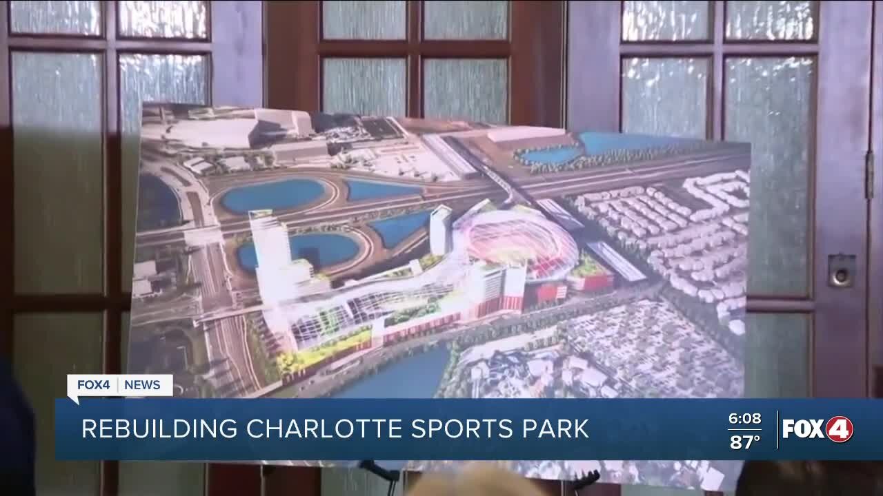 Rebuilding Charlotte Sports Park after Ian