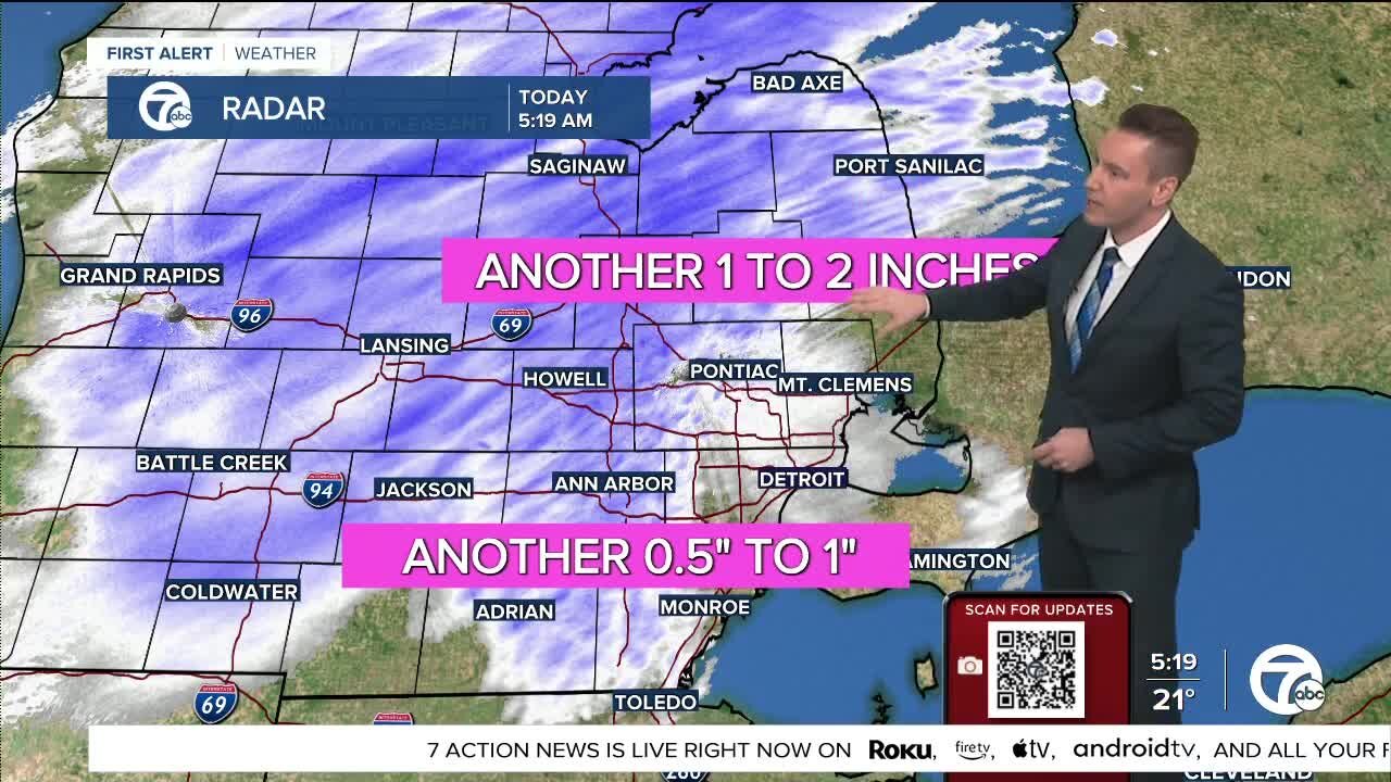 Metro Detroit Forecast: Slick morning commute