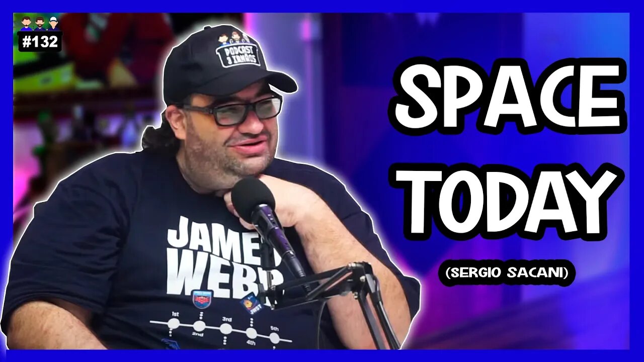 Sergio Sacani Geofisico - Space Today e Ciência sem fim - Cientista - Podcast 3 Irmãos #132