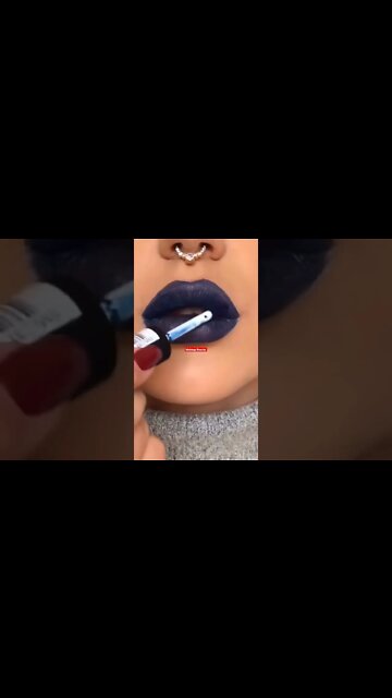 #makeuptutorial #makeup #lips Blue Lips