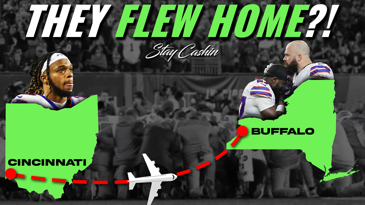 WHY Did The Buffalo Bills FLY HOME After The Damar Hamlin Injury?!