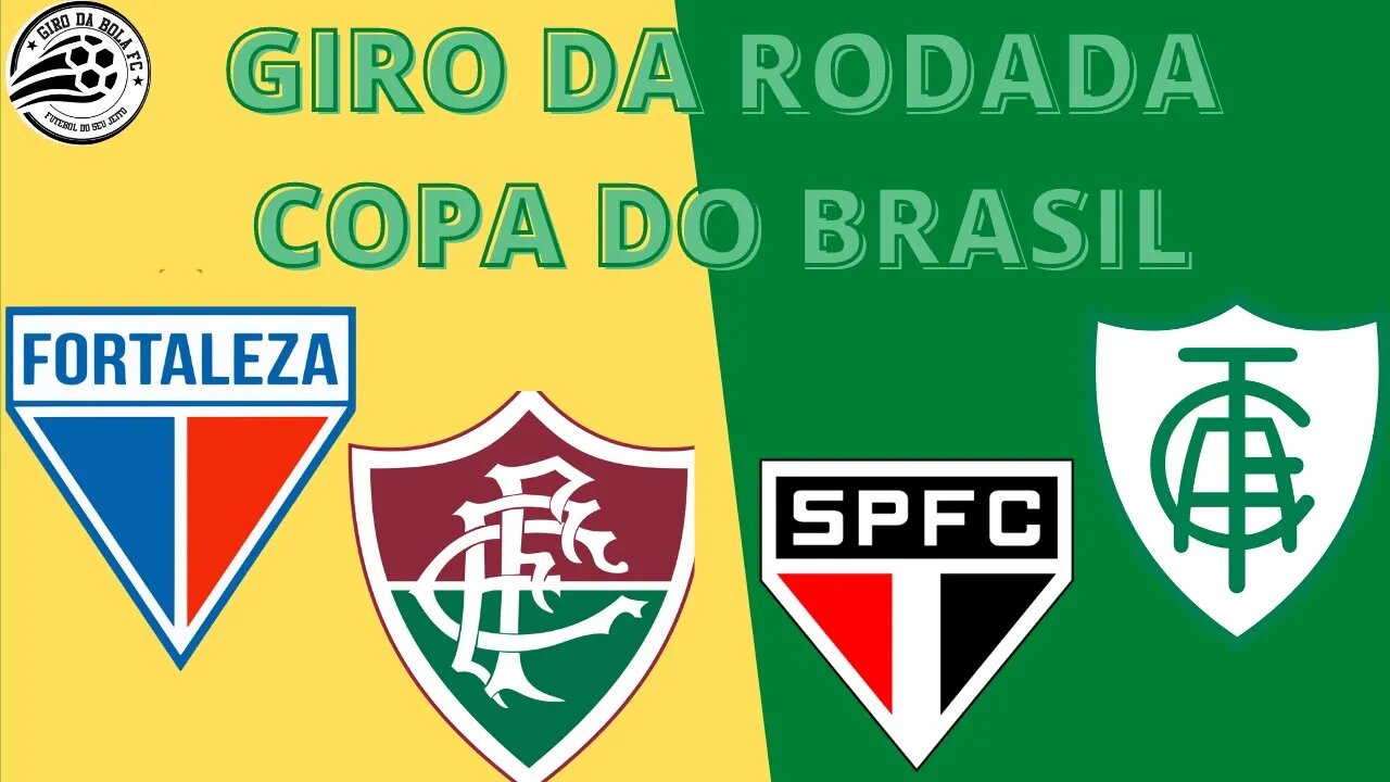 RODADA DA COPA DO BRASIL - NOTÍCIAS E FICHAS TÉCNICAS DAS PARTIDAS.