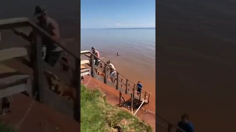 Canoe Cove down by the water