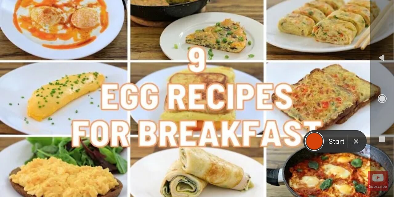 9 Best Egg Recipes of Breakfast 🥞😋 | Healthy and High Protein