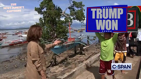 New footage of Kamala Harris in the Philippines saying hello revealed.