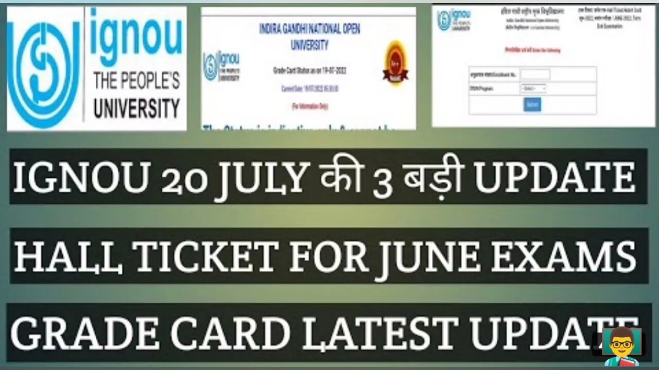 IGNOU June 2022 Exam Hall Ticket Officially Released #ignou #ignouexam2022 #ignouhallticket