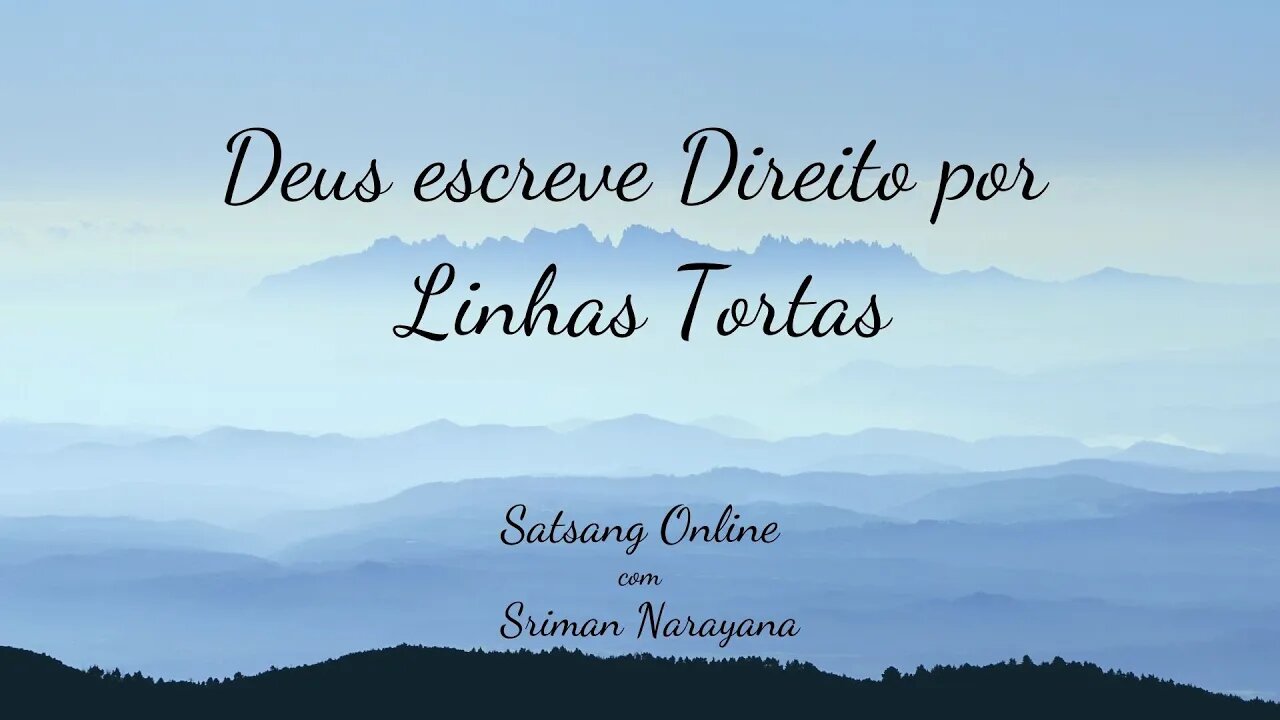 Deus escreve Direito por Linhas Tortas.