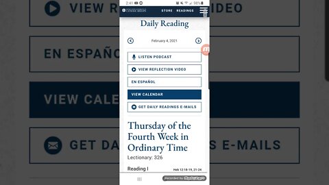 Jesus is our Savior/ Bible reading FEB 04/2021