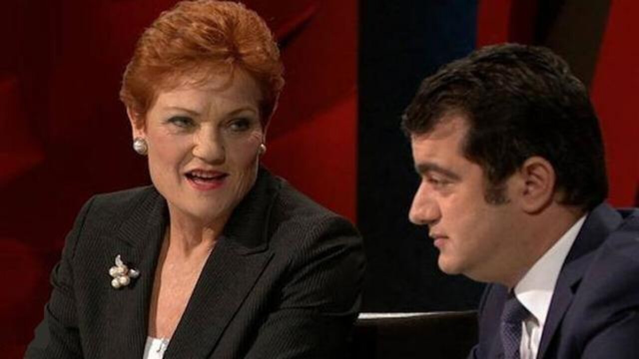Pauline Hanson vs The Q&A Ambush Squad - pt 2