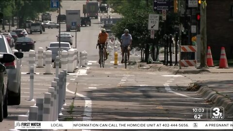 Harney bike lane will stay after private donor steps up to fund the project