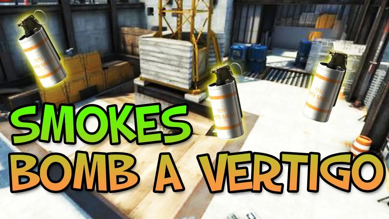 CSGO - Smokes TR Vertigo - Bomb A