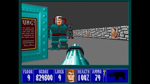 Wolfenstein 3D, Episode 3 - Die, Fuhrer, Die: 100% Complete Playthrough