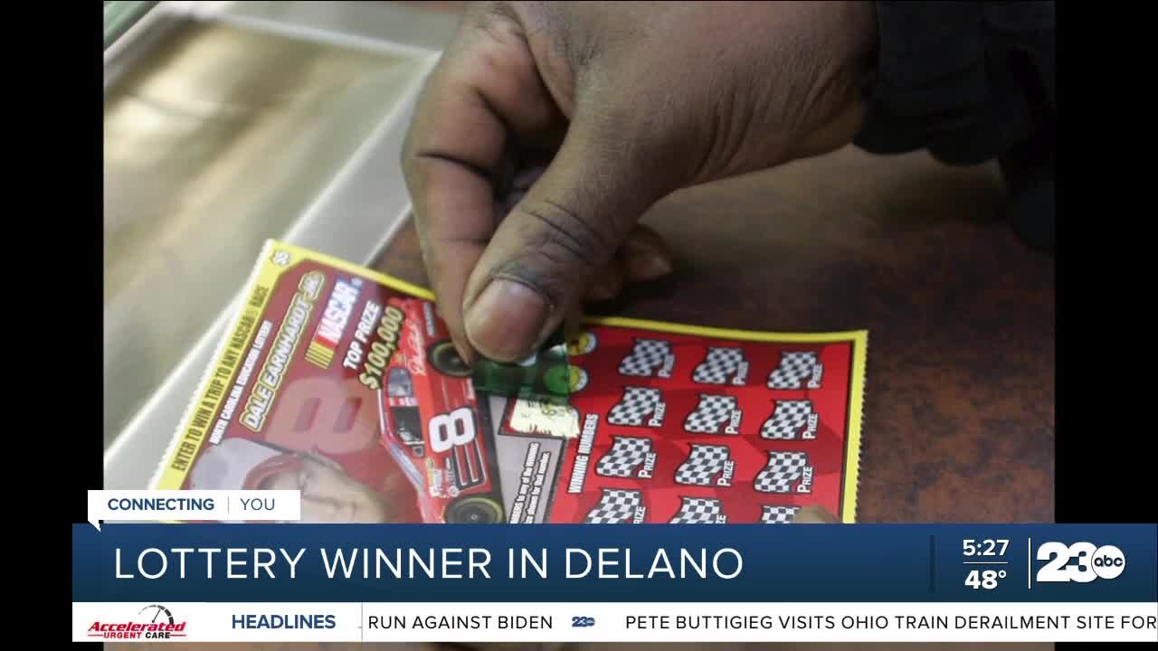 Lottery winner in Delano