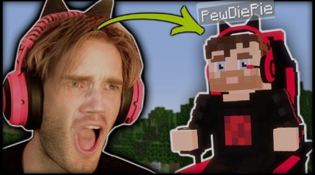 I found a PewDiePie Boss in Minecraft ! (Real) -part -26
