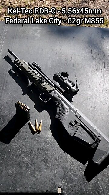 Kel-Tec RDB-C - 5.56x45mm Chronograph (Federal Lake City 62gr M855)