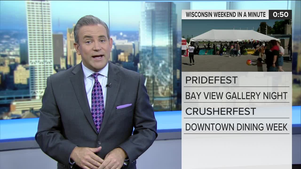Wisconsin Weekend in a Minute: Downtown Dining Week, MKE Pride Parade, Crusherfest