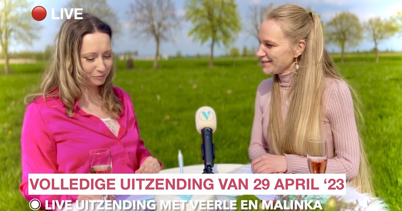 🎥 "1 jaar V-Media met Malinka en Veerle' Bekijk hier de volledige uitzending van 29 april 2023.