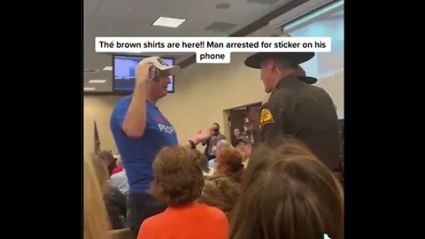 An Idumean in Utah arrested for a sticker on his phone.