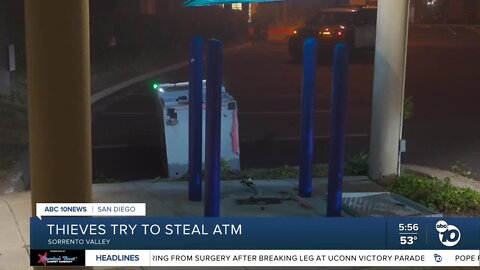 Police looking for thieves who tried to steal ATM