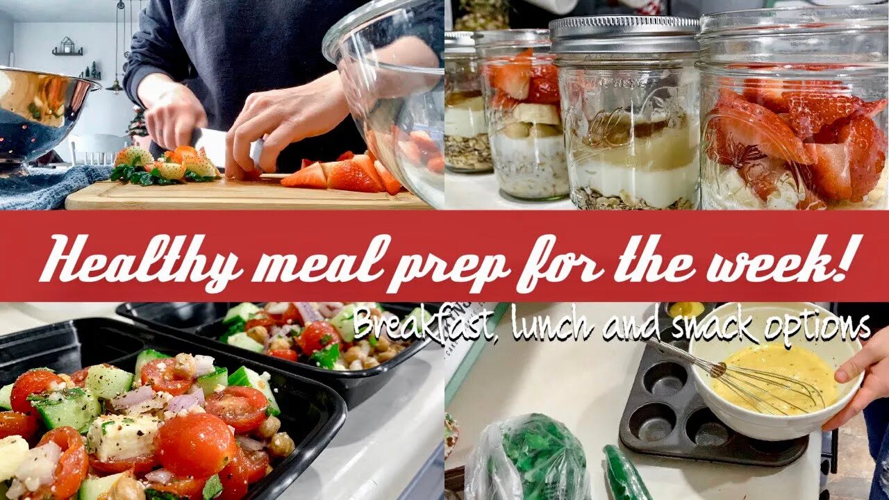 HEALTHY MEAL PREP FOR THE WEEK | BUSY SAHM MEAL PREP