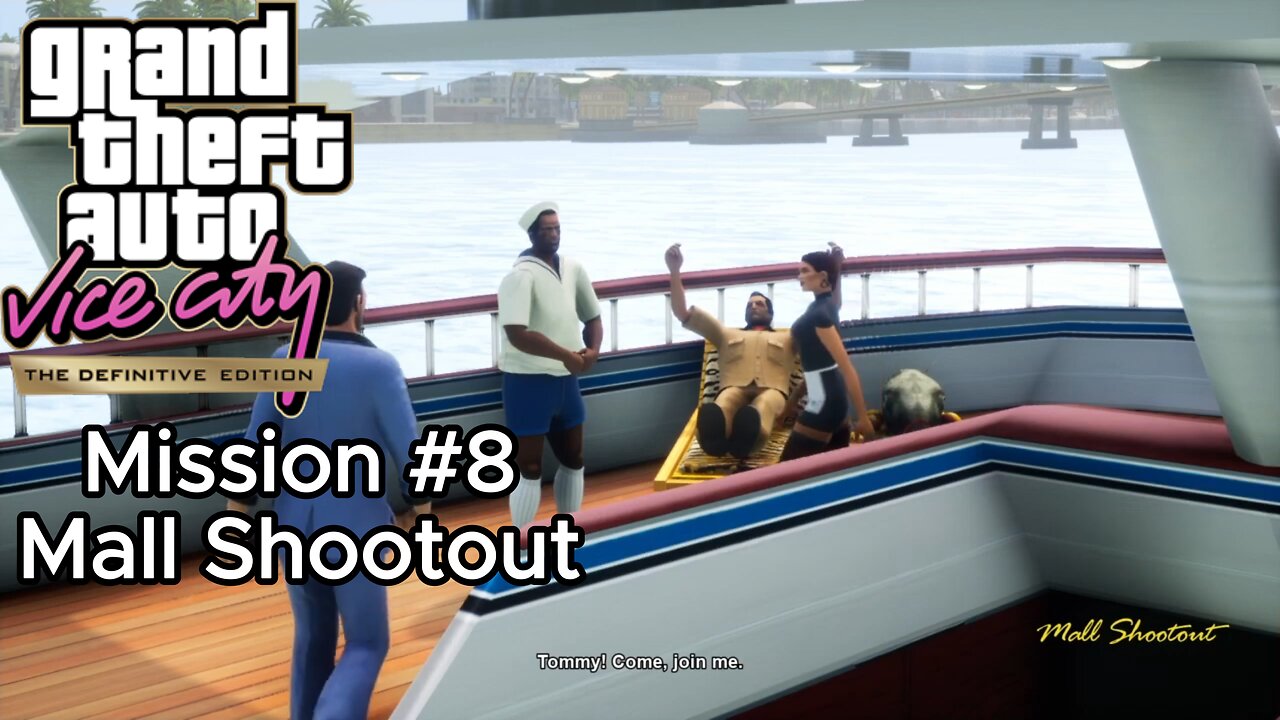 GTA Vice City Definitive Edition - Mission #8 - Mall Shootout [No Commentary]