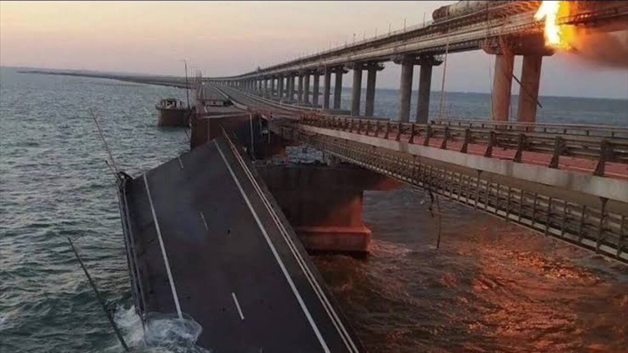 CRIMEAN BRIDGE BLAST. EXCITEMENT AND FEAR IN UKRAINE after bridge blast..