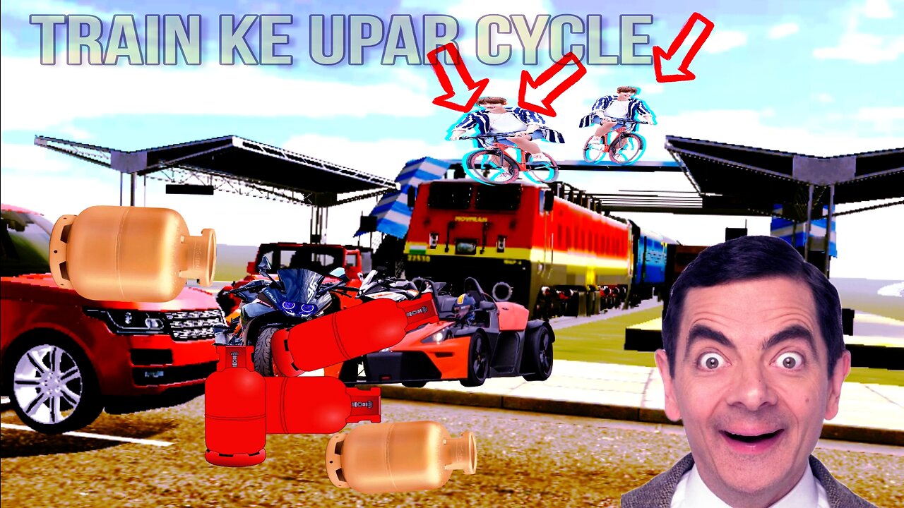 Train के ऊपर Cycle Drive कैसे करे Indian Bike Driving 3d Gameplay Indian Bike driving 3d Train