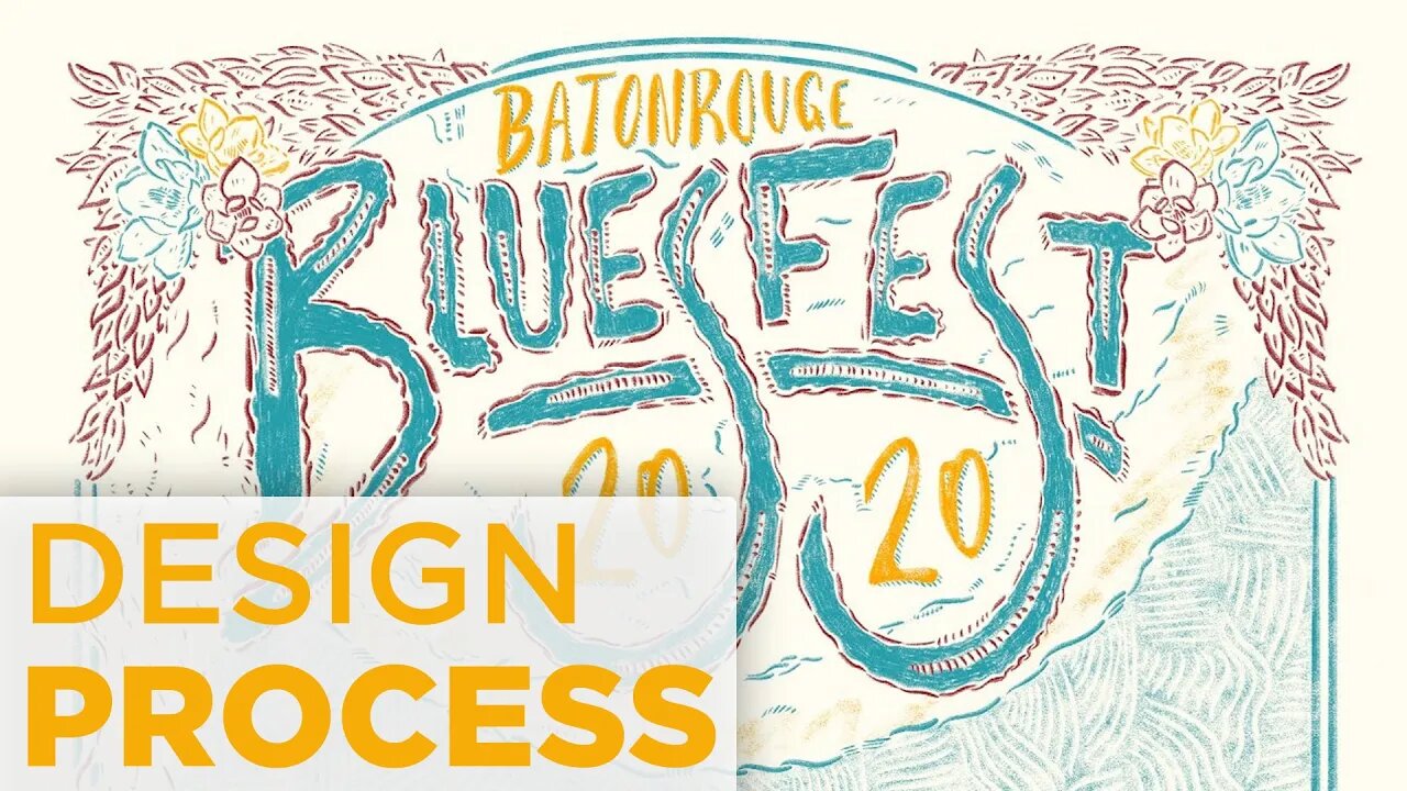 2020 Baton Rouge Blues Festival | Design Process