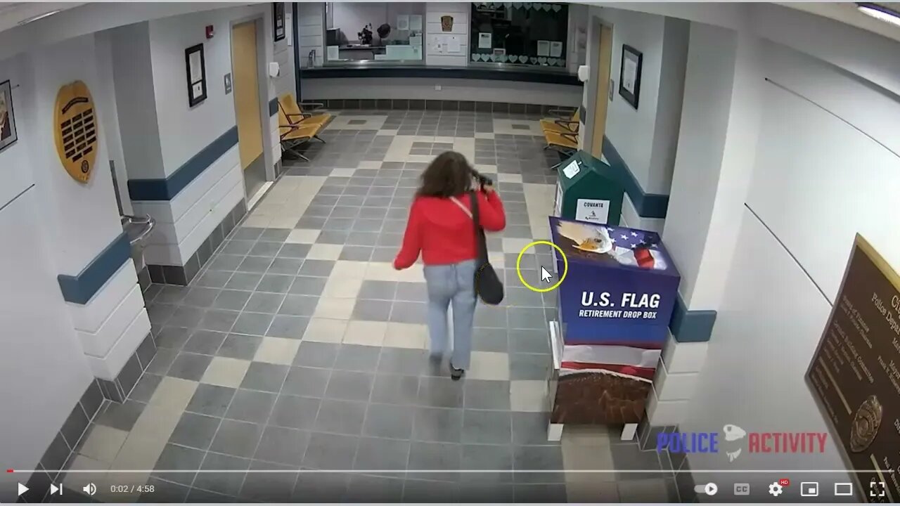 Woman Walks Into Police Station Shooting - Cops Don't Kill Her - Why ?