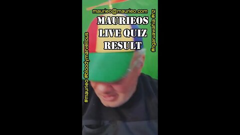maurieos #shorts LIVE QUIZ RESULT