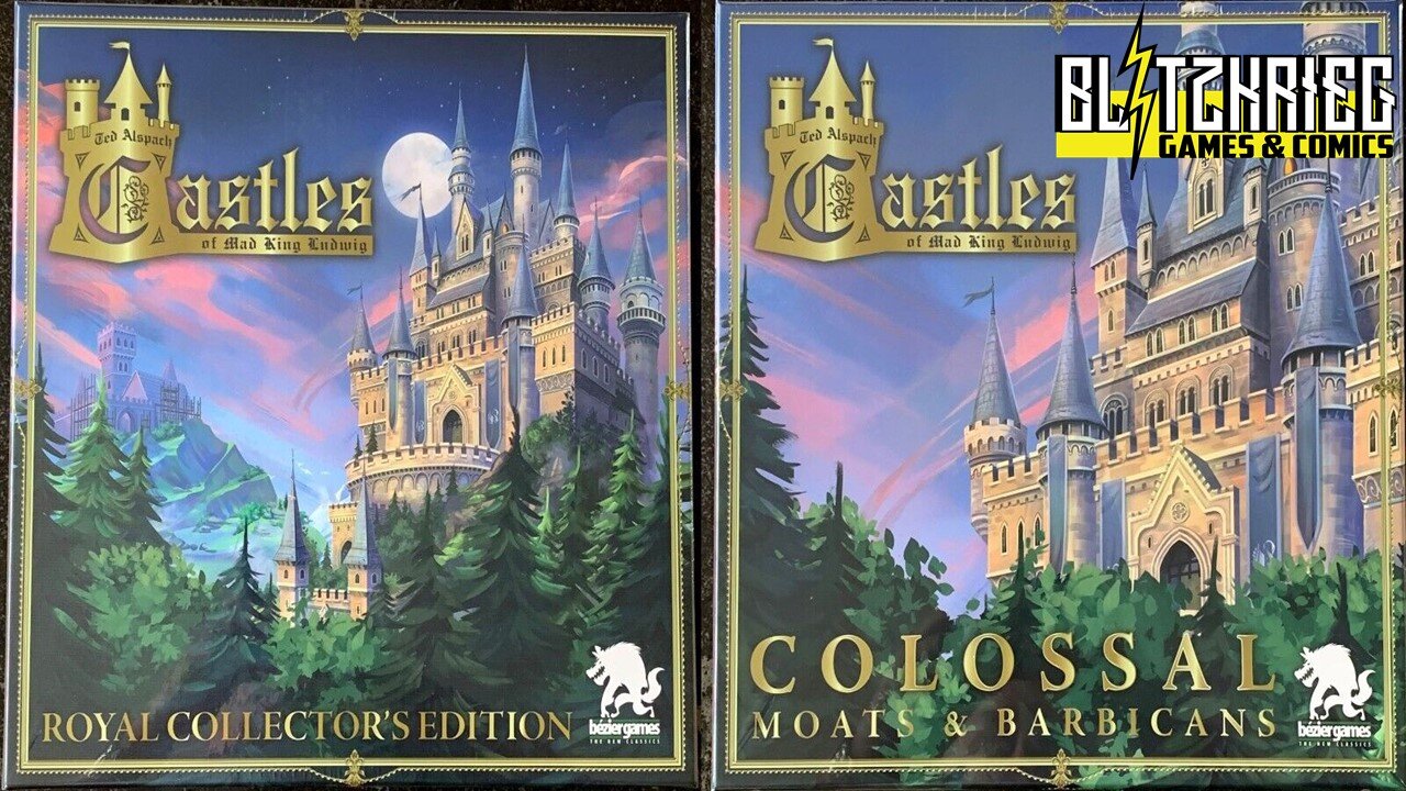 Castles of Mad King Ludwig: Colossal Collector's Edition Unboxing / Kickstarter All In