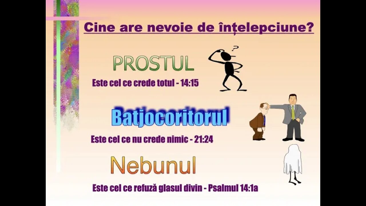 Daniel Brânzei: Chemarea înțelepciunii (3) - Trei categorii de destinatari