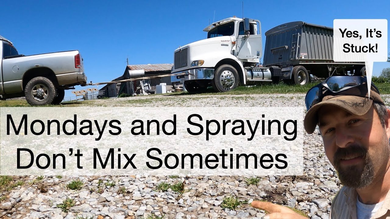 Mondays and spraying don't mix sometimes