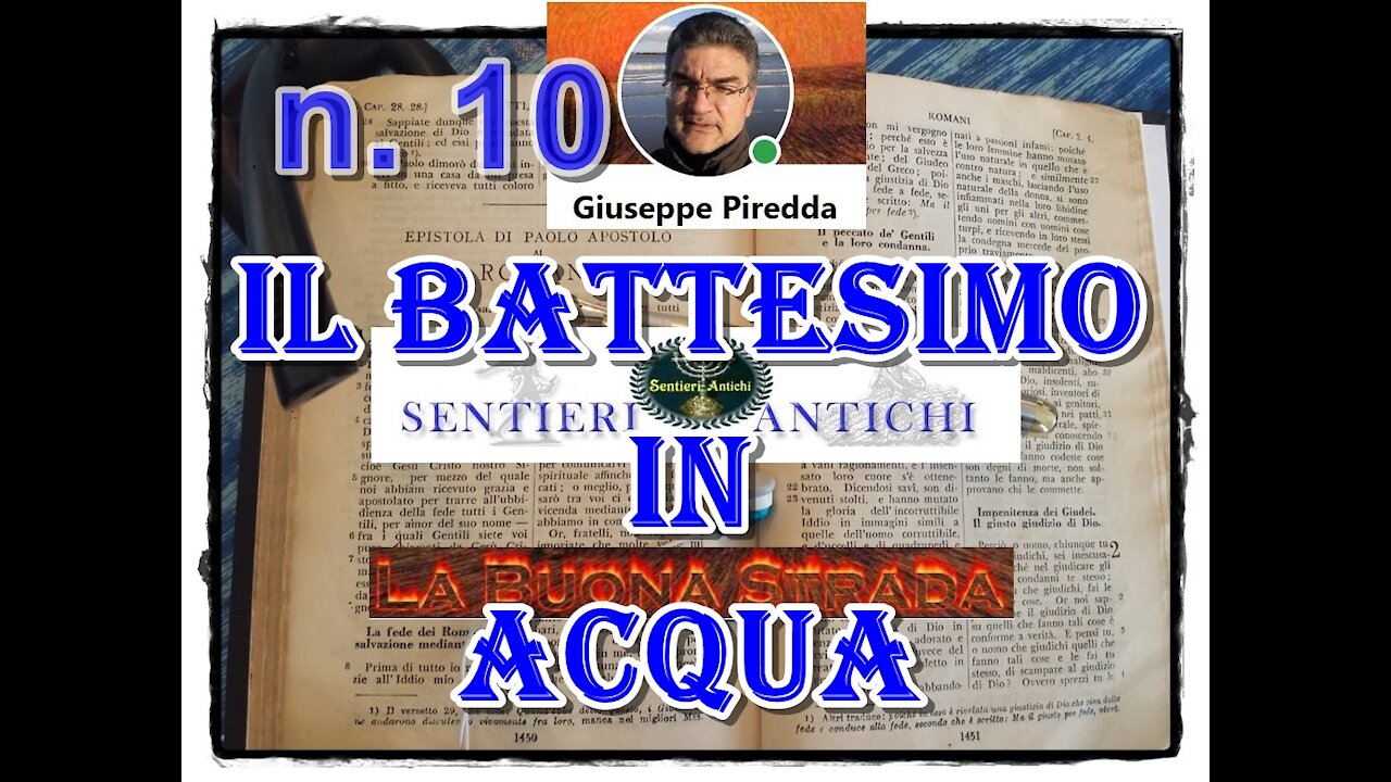 10 Il battesimo in acqua