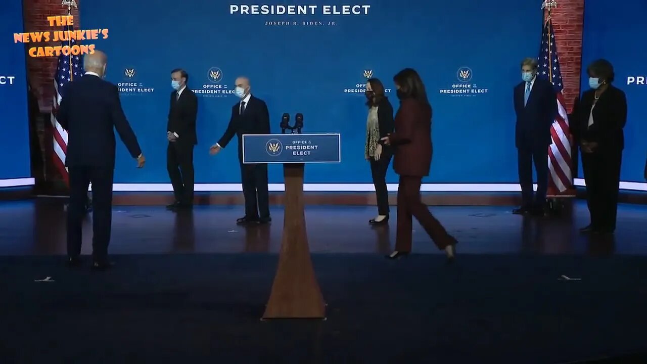 Joe and Kamala cheering up their nominees.