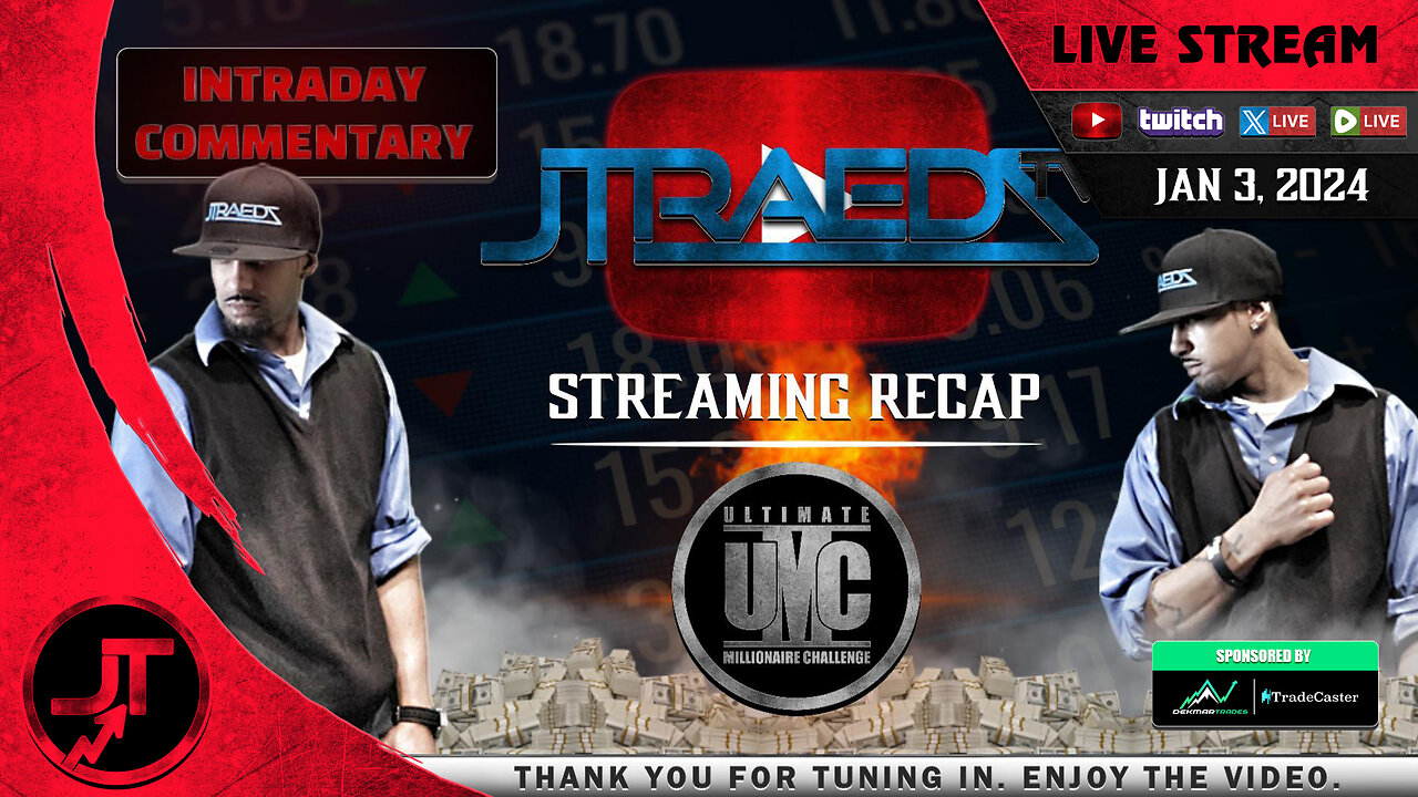 Ultimate Millionaire Challenge | Wednesday | Intraday Commentary | January 3, 2024 (Part 2)