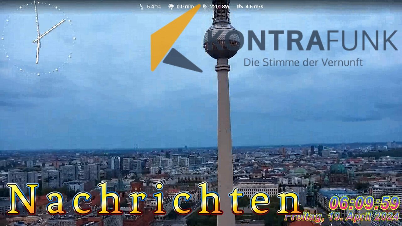 Kontrafunk Nachrichten Radio 19.April 2024 - 06:00 Uhr #news, #habeck, #baerbock, #denkeselbst